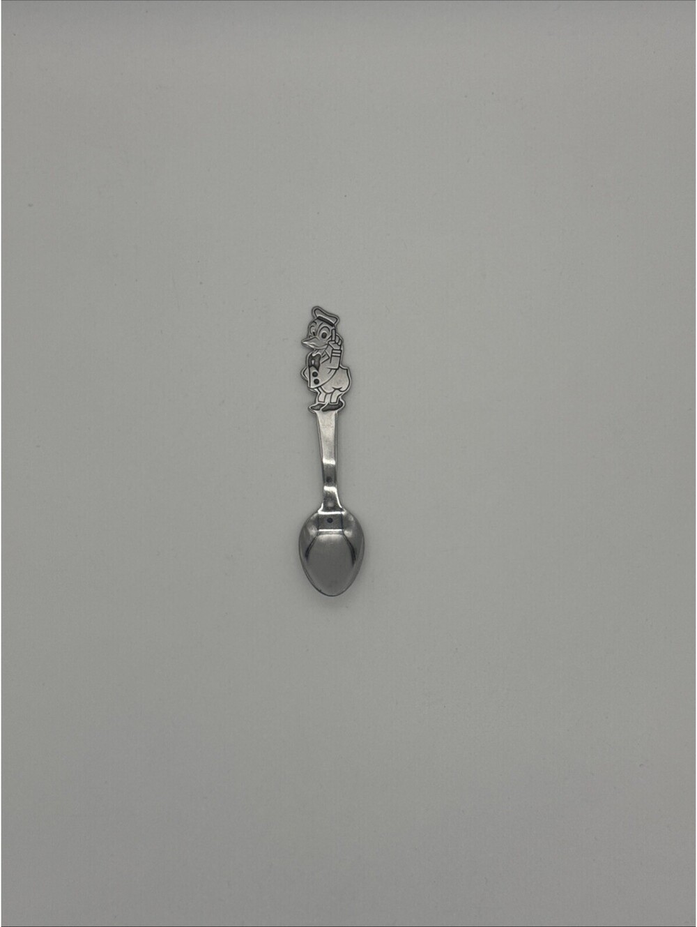 Vintage Walt Disney Productions Donald Duck Stainless Spoon - Made in Korea